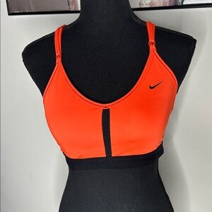 Nike Women's Vibrant Orange Sports Bra